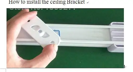 how to install the ceiling bracket