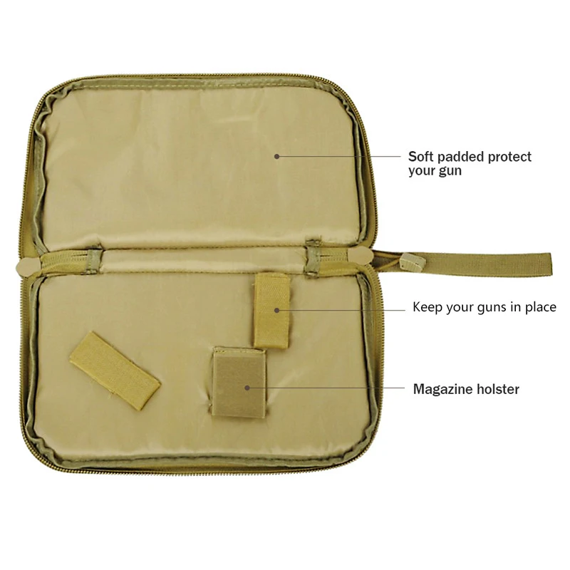 Армейское тактическое оружие 600D, сумка для инструментов для переноски пистолета, военная кобура для пистолета, портативный держатель для пистолета, сумки для охоты на открытом воздухе