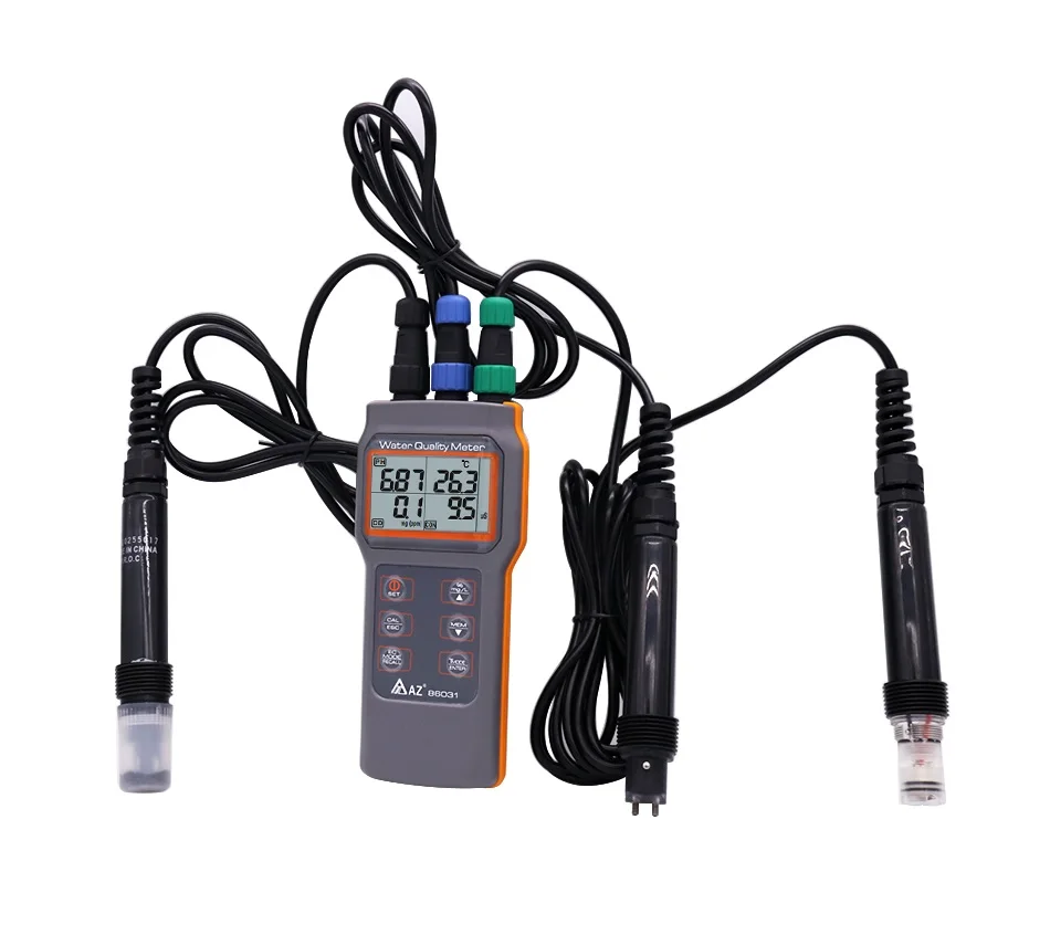 Portable Water Quality Meter handheld multiparameter pH conductivity