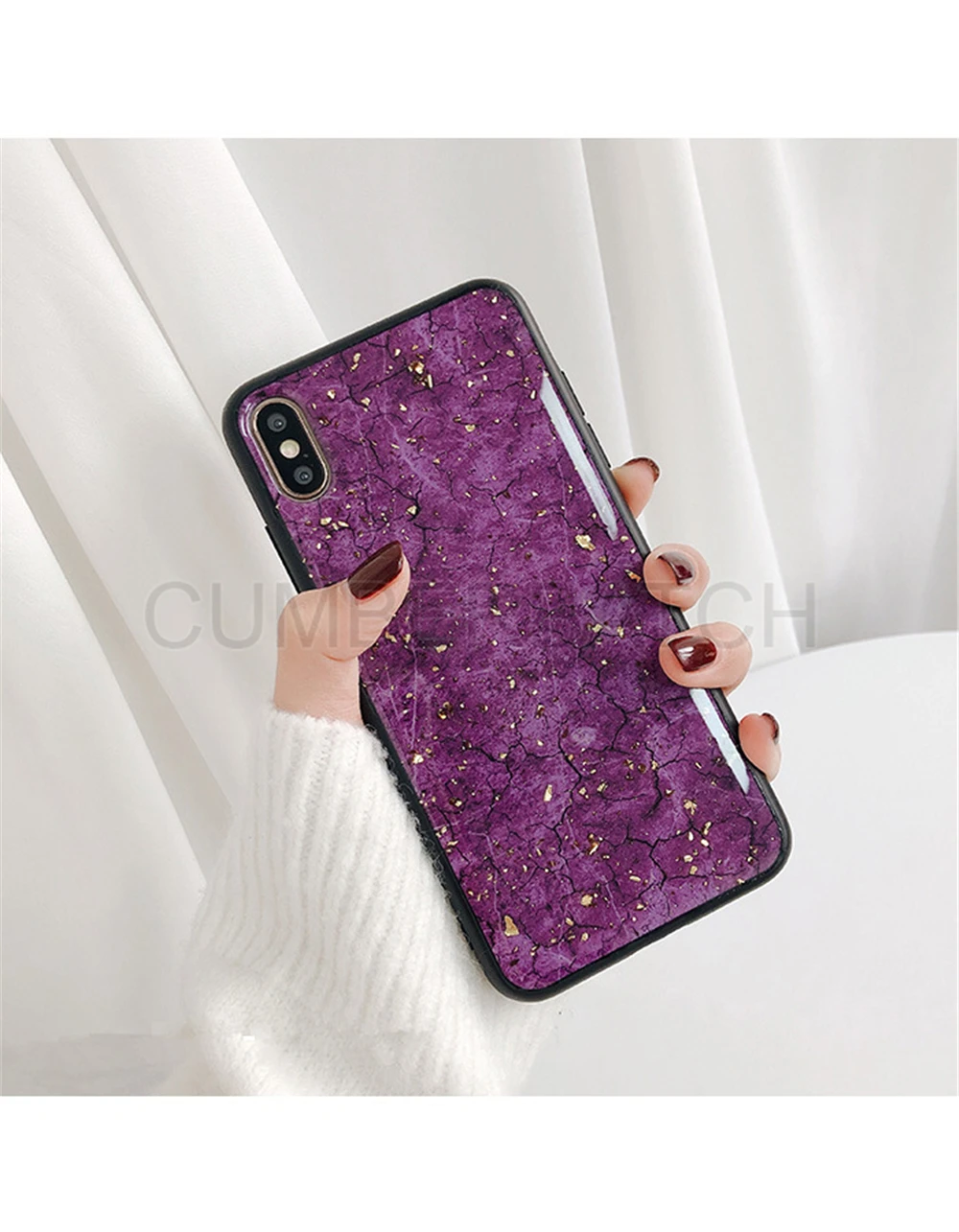 Luxury Green Diamond Crack Marble Phone Case For iphone 7 8 6 6s Plus Bee With Wing Funda cover for iphone XS MAX XR X back   (7)