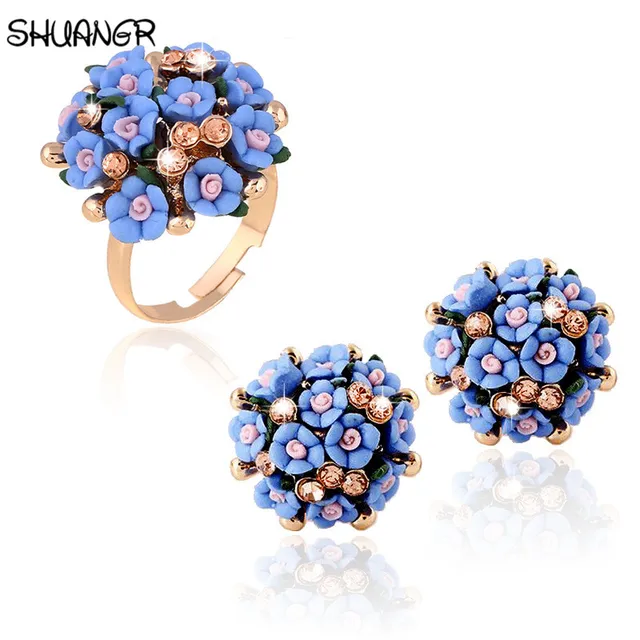 SHUANGR Engagement Ring for Women Wedding Zircon Gold Color zircon Crystal Rings SHUANGR Engagement Ring for Women Wedding Zircon Gold Color zircon Crystal Rings
