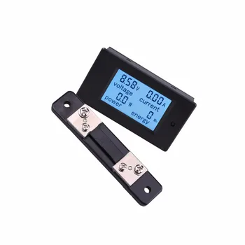 

1PCS DC 6.5-100v 50A Meter Voltage Current Power Energy Combo Monitor 50A Shunt