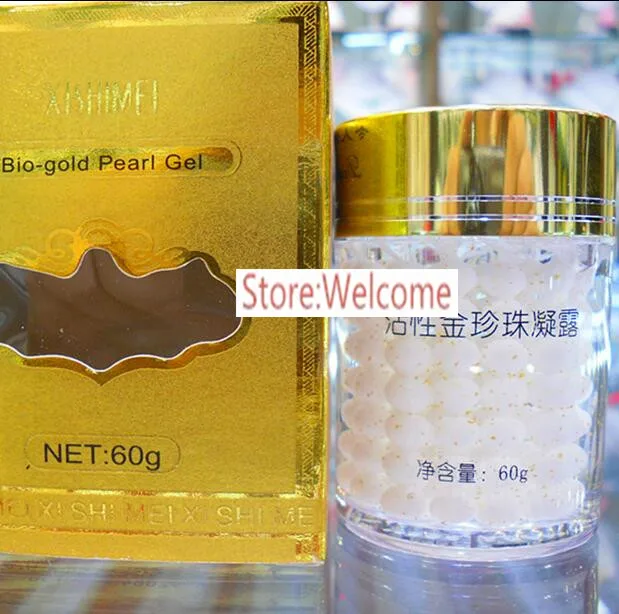 Это настоящий! XISHIMEI Био-Золотой жемчужный гель для лица жемчужный дневной крем оригинальная коллекция экспорта 60 г/шт. A1D4
