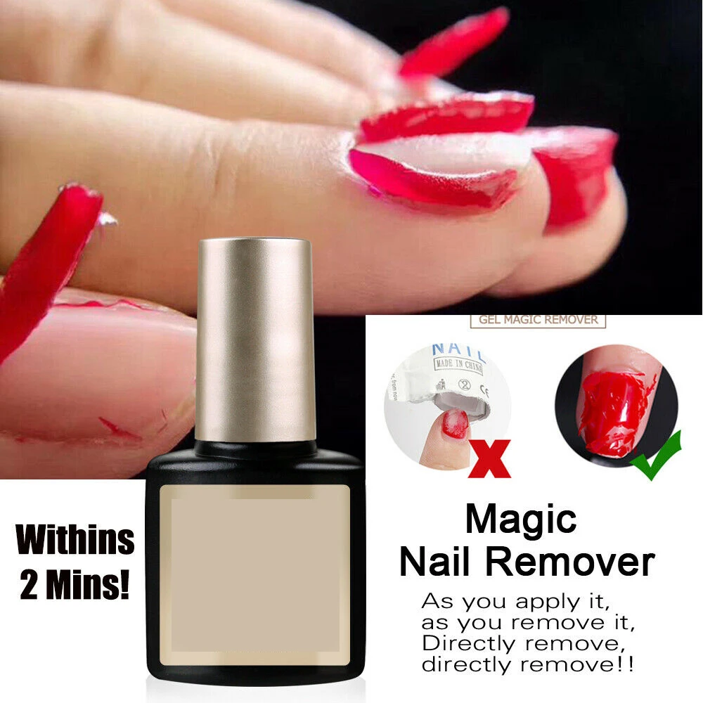 1PC Burst Nail Polish Gel Magic Remover Nail Polish Remover Soak off Nail Polish Degreaser Nail Art Primer Lacquer