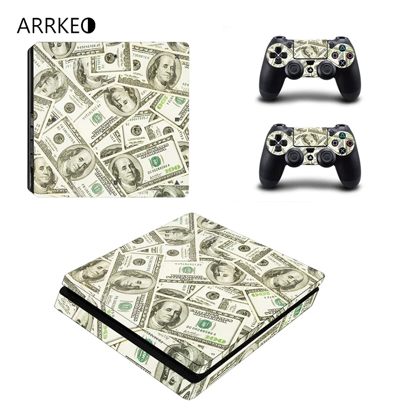 ARRKEO американская долларов США виниловая наклейка PS4 тонкая кожа Наклейка для sony