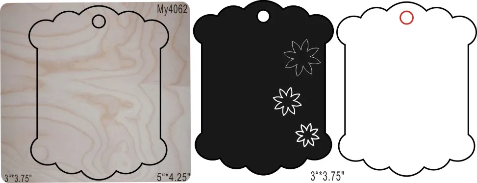 

hairpin die cut & Wooden dies for scrapbooking, fit machine