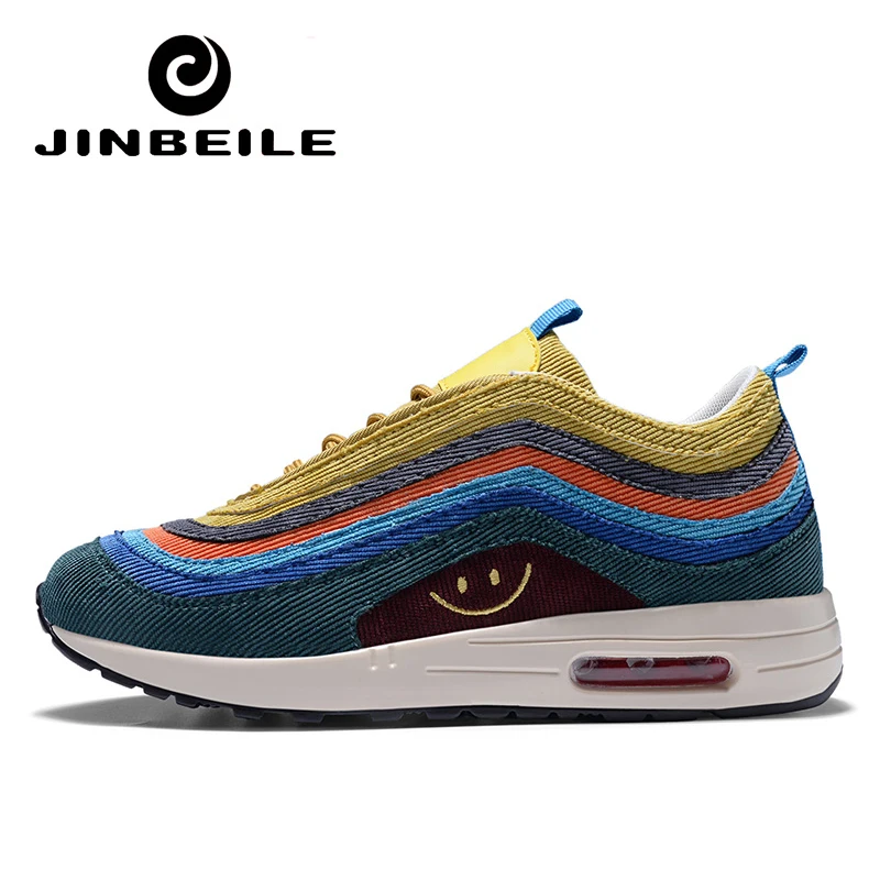 Последние мужские кроссовки бренд весна осень радуга для мужчин Air Shoe спортивные