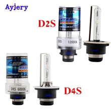 Ayjery! 2 пары, супер яркая Автомобильная галогенная лампа D1S D1C D2S D2C D3S D3R D4S D4R ксеноновая HID-лампа 35 Вт 4300 K 6000 K 8000 k 10000 K 12000 K