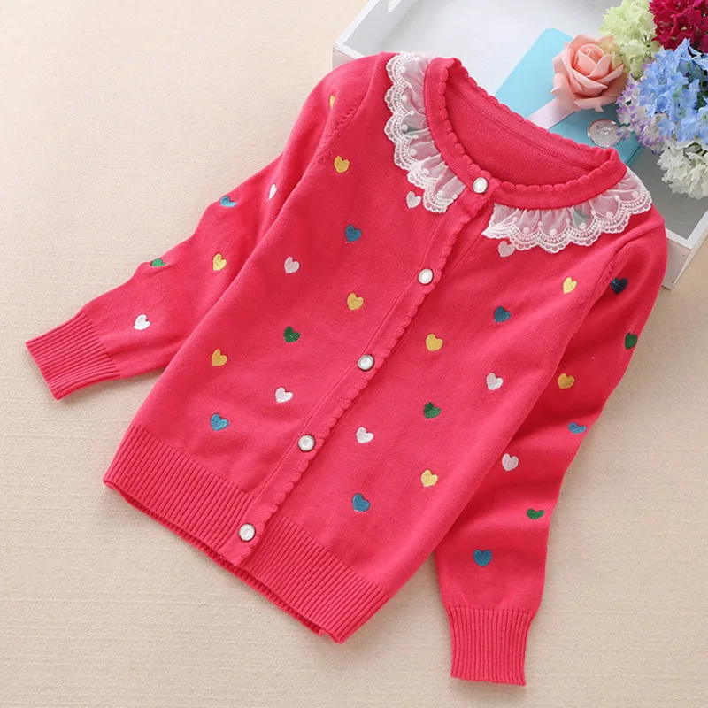 Новая детская одежда модные хлопковые кардиганы для девочек детские свитера Y8348