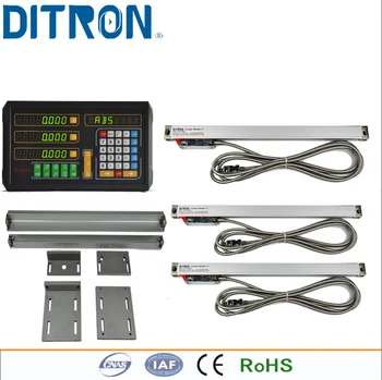 

3pcs Linear Sensor in Position Measuring 50-1000mm with 1piece 3 axes Digital Readout Scales