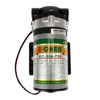 

Self-priming booster pump EC-304-75B RO diaphragm pump 304 series 75GPD for 0 inlet pressure 24V ≥ 800 ml/m at 70psi