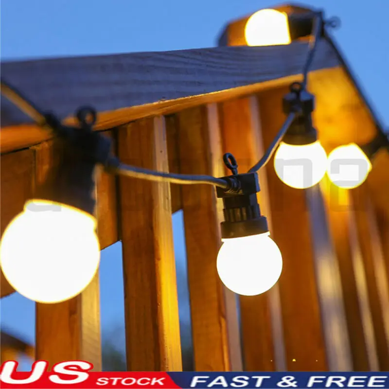 

220V 5M10 LED Bulb Ball String Light Christmas Wedding Holiday Home Lights Waterproof Garden Light String