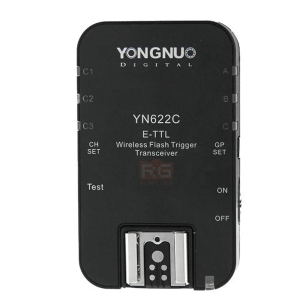 Беспроводной триггер Yongnuo для Canon 1100D 1000D 650D 600D 550D 7D 5DII 40D 50D YN622C TTL|trigger for canon|flash trigger
