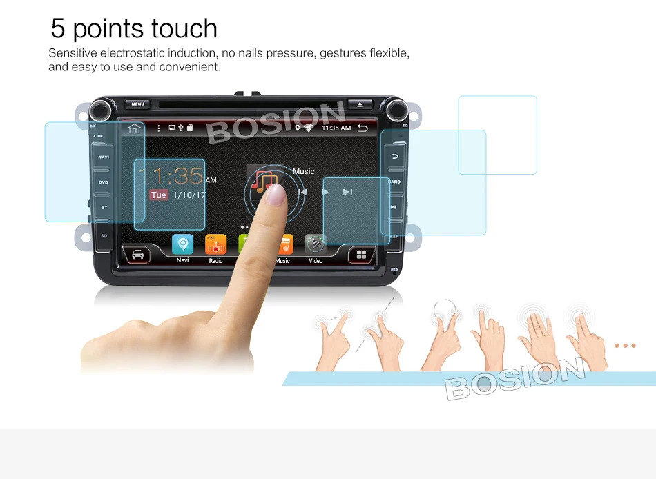 Perfect BEST PRICE!! Android 7.1 VW Car DVD GPS Navi 2GB RAM for GOLF 6 polo New Bora JETTA MK4 B6 PASSAT Tiguan SKODA OCTAVIA Fabia 14