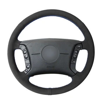 

Hand-stitched Black Suede Car Steering Wheel Cover for MW E36 1995-1997 E46 1998-2004 X3 E83 X5 E53 E38 1994-2001 E31 1996
