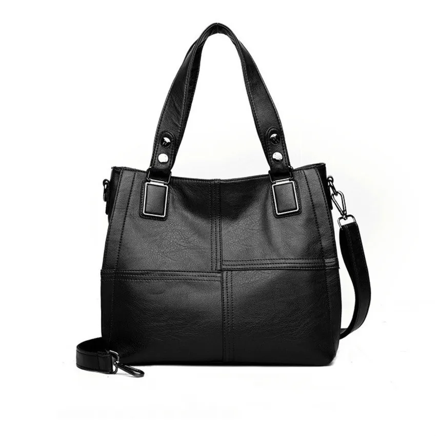 

OYIXINGER 2018 Luxury Handbags Women Leather Handbag Genuine Leather Casual Tote Bags Designer Soft Female Shoulder Bag Bolsa