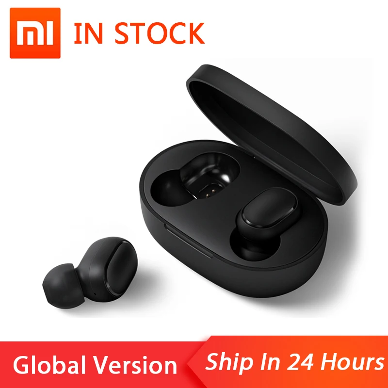 Глобальная версия Xiaomi Redmi AirDots наушники TWS 0Bluetooth Молодежная стерео bluetooth 5 0