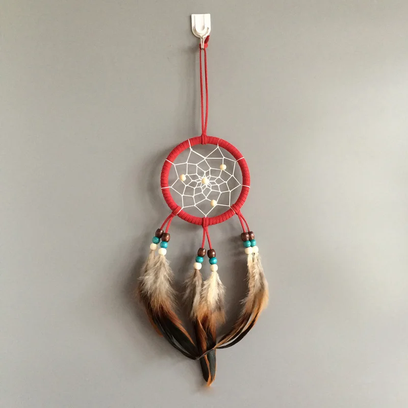 Handmade Feather Weave Dream Catcher Wind Chimes Indian Pendant Dreamcatcher Child Room Decor Bed Hanging Decoration Handmade Feather Weave Dream Catcher Wind Chimes Indian Pendant Dreamcatcher Child Room Decor Bed Hanging Decoration