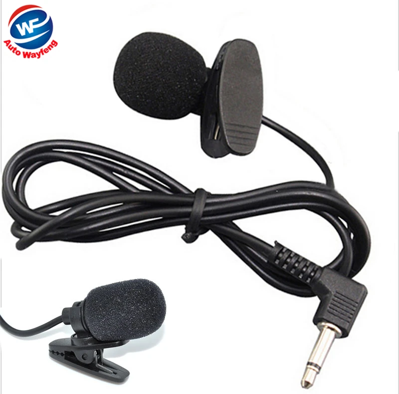

3.5mm Stereo Jack Plug Mono Car Audio Microphone Pc Mic With 1m Cable Mini Wired External Microphone Free Shipping