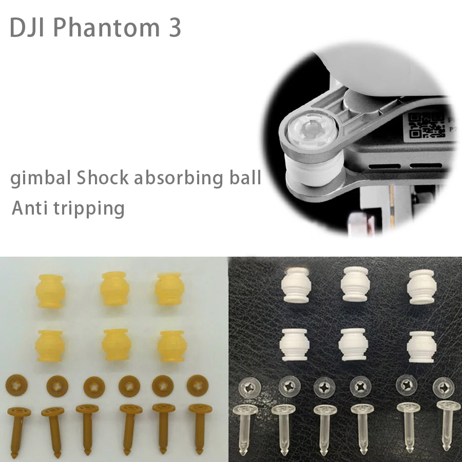 

Original DJI Phantom 3 Gimbal Damping Rubber Balls Shock absorbing ball Professional Camera Anti tripping
