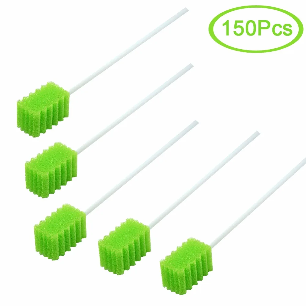 Disposable Oral Swabs Dentips Sponge toothbrush box of 100 countsoral