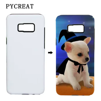 

2 in 1 Hybrid 3D Sublimation Case For Samsung Galaxy S8 Case Rubber TPU+PC Blank Sublimation Cover For Samsung S8 Fundas Coque