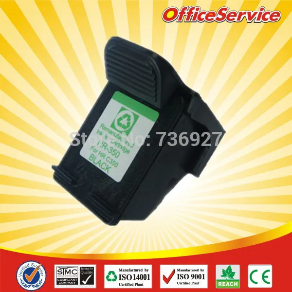 

2pk RE-manufactured black   ink cartridge for  hp 350 CB335EE  for HP Photosmart C4380  for HP Deskjet D4200