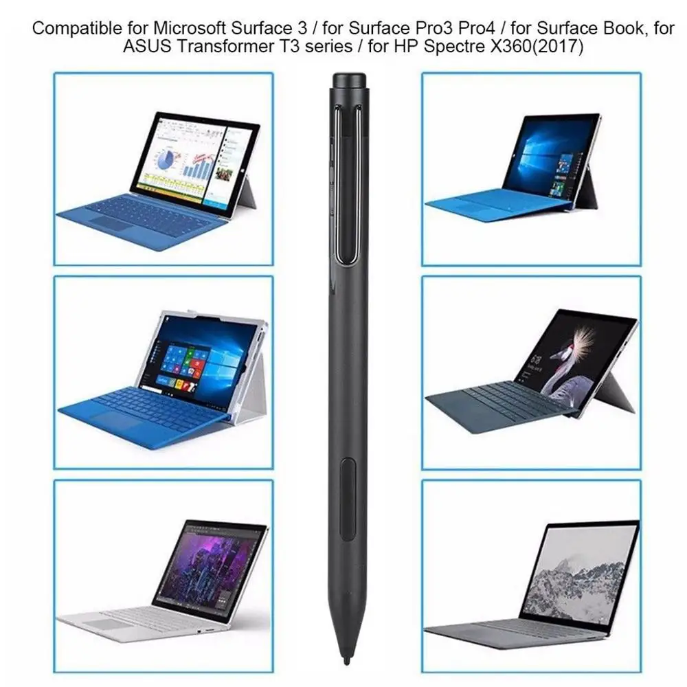 Емкостный Стилус ручка карандаш для microsoft Surface 3 Pro 3 4 5 книга для hp X360 ASUS трансформатор T3 серии аксессуары