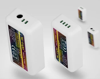 

Mi Light FUT035 2.4G RF Wireless 4 Zone Color Temperature Adjustable CCT dimming Controller Dimmer for WW/CW Dual LED Lamp Strip