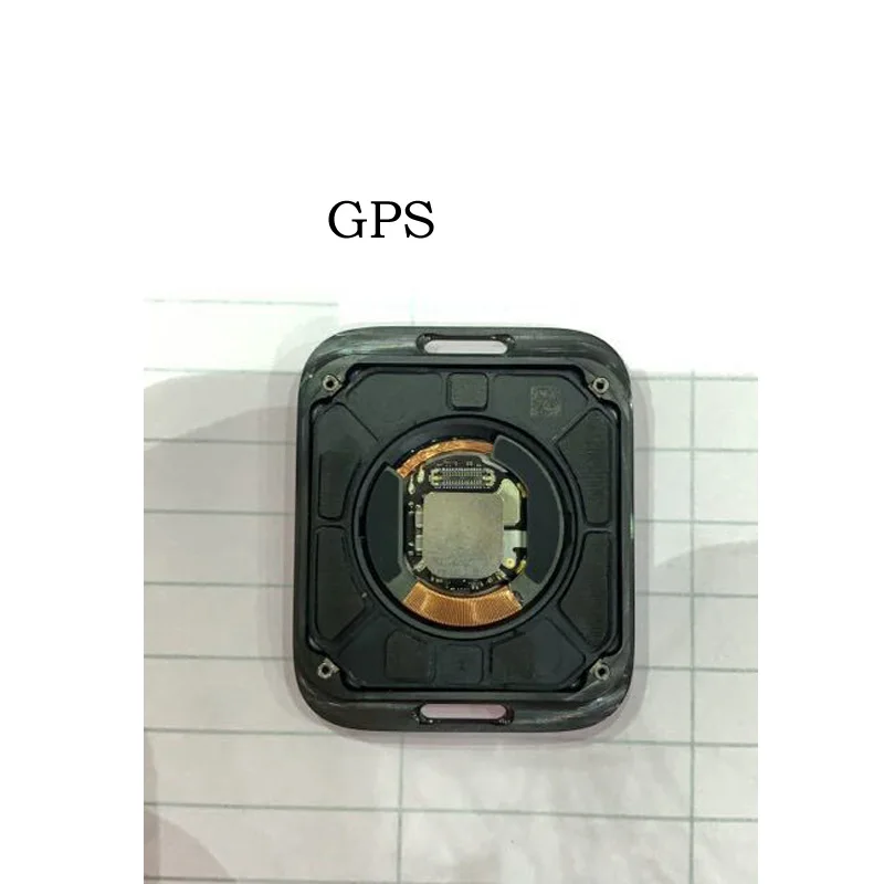 Для Apple Watch Series 4 40 мм 44 мм средняя рамка Серебряное Стекло Держатель Рамка средняя задняя крышка Корпус Запасные части