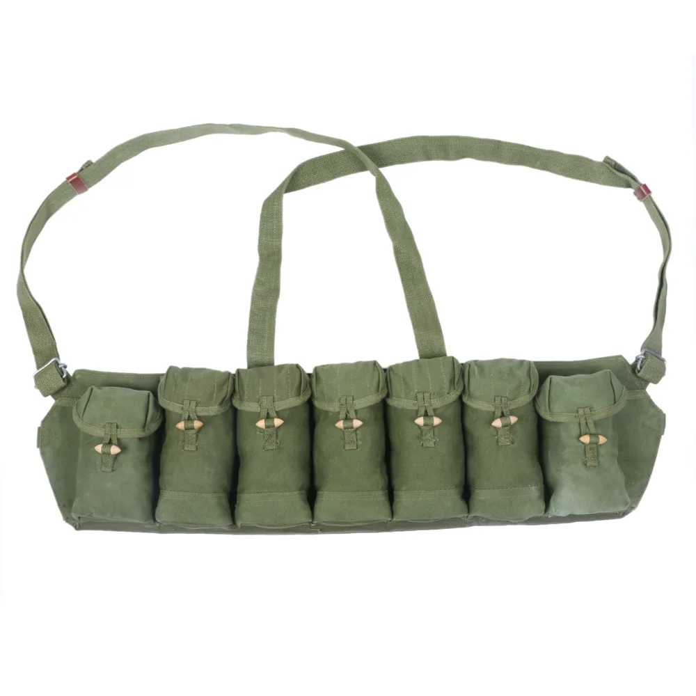 

Loklode Chinese Military Surplus SKS Type 63 Chest Rig Bandolier Ammo Pouch-31192