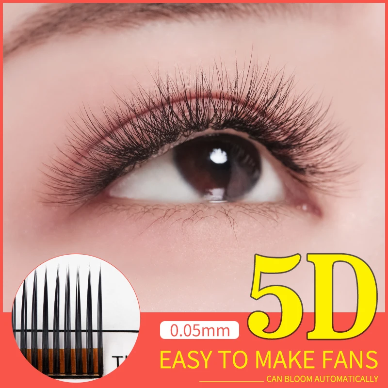 Efc beauty 0 05 мягкие 5D индивидуальные веерные объемные наращивание ресниц