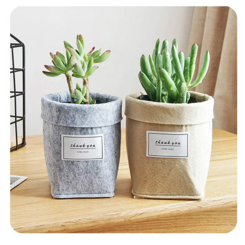 Plant Grow Bag New Home Decorations Desktop Flower Basket Fleshy Pot Thicken Garden Pot Garden Supplies Brand WF72492