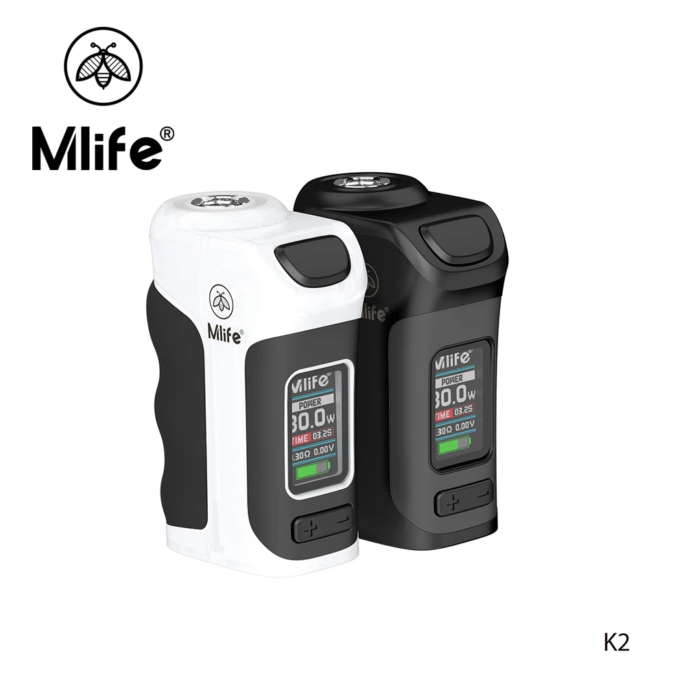100% Оригинальные Mlife K2 80 Вт mod поле вейпер elektronik сигареты с 1500 мАч Батарея |