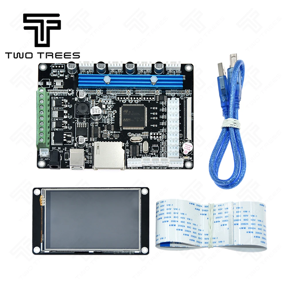 

3D Printer (STM32 Motherboard LCD) Stepper Motor Driver Module with TFT32 v3.5 touch screen 3d printer part parts starter kit
