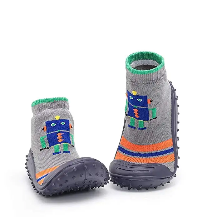 

Baby Sock Shoes Infant Socks with Rubber Soles Children Non-Slip Breathable Toddler Shoes Socks Cotton mr001