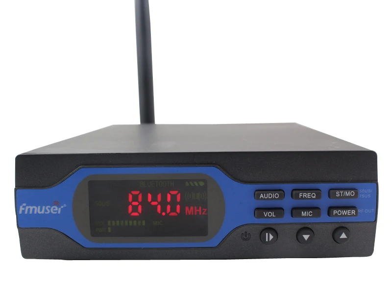 fm 76-108mhz 0.1w-1.2w 1w pll радио передатчик управления пк мощность регулируемая черный dhl ems