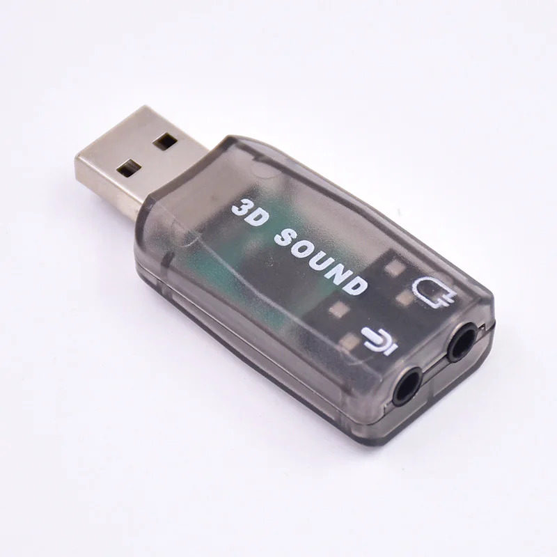 

Virtual 5.1 USB Sound Card External usb Audio Adapter Sound Card USB to Jack 3.5mm Earphone Micphone Mic Speaker for PC Laptop