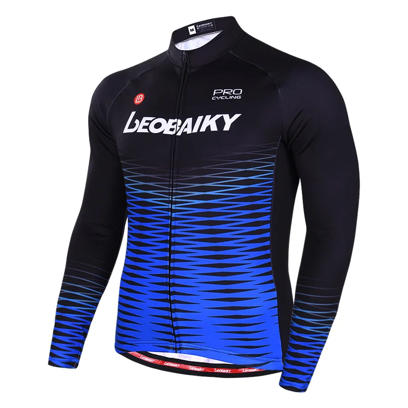 Профессиональный командный набор для велоспорта, Мужская Летняя одежда с длинным рукавом для велоспорта, одежда для шоссейных гонок, одежда для горного велосипеда, шлем, перчатки, аксессуары - Цвет: jersey blue2