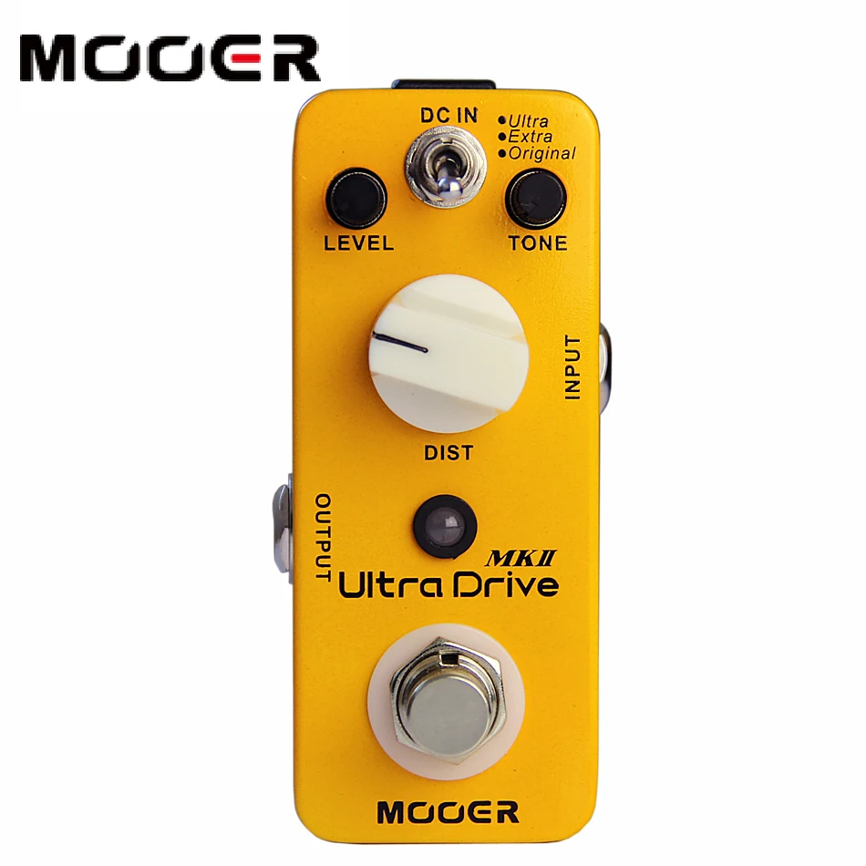 Новая педаль эффектов Mooer/педаль для электрической гитары Ultra Drive MK 2/эффекты