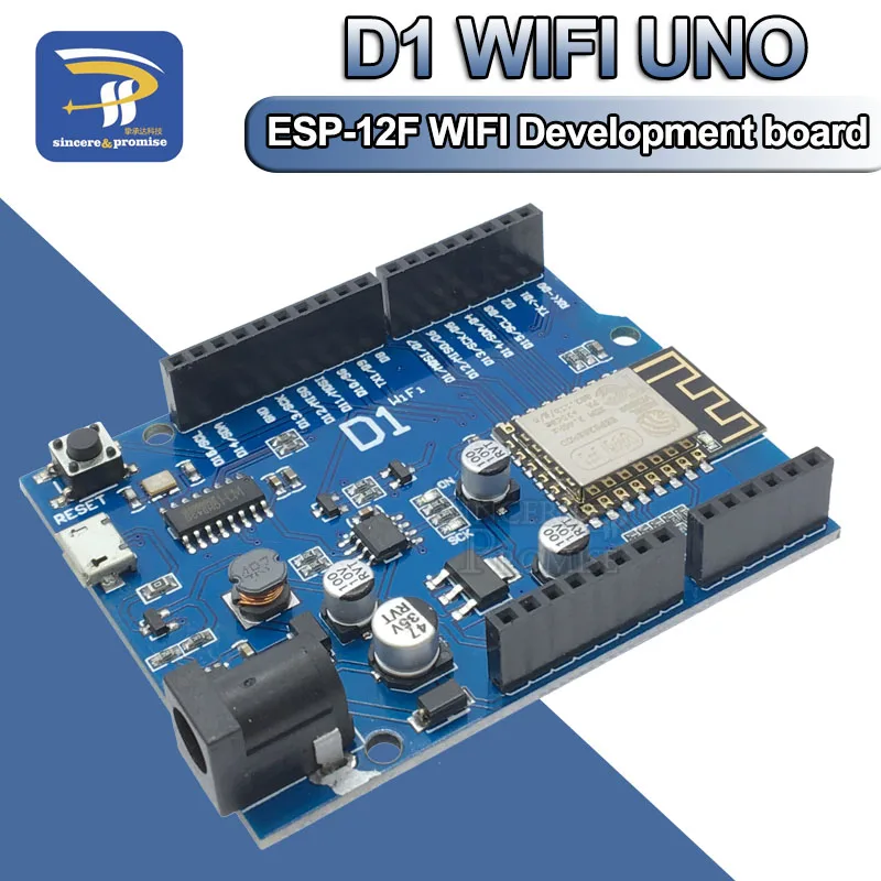 ESP 12F 12E WeMos D1 WiFi UNO на основе ESP8266 экран для Arduino R3 умная плата|shield for arduino|shield esp8266shield