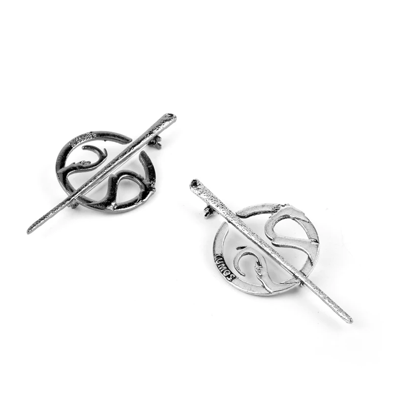 

New Fantastic Beasts Brooch Pins harry lumos letter brooches for women men movie fans gifts