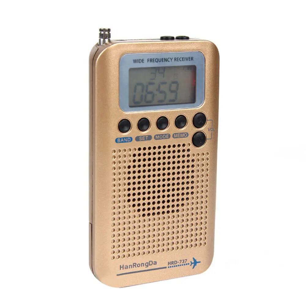 

Aviation band radio cross-country hobby VHF channel receiving multi-function full-band radio