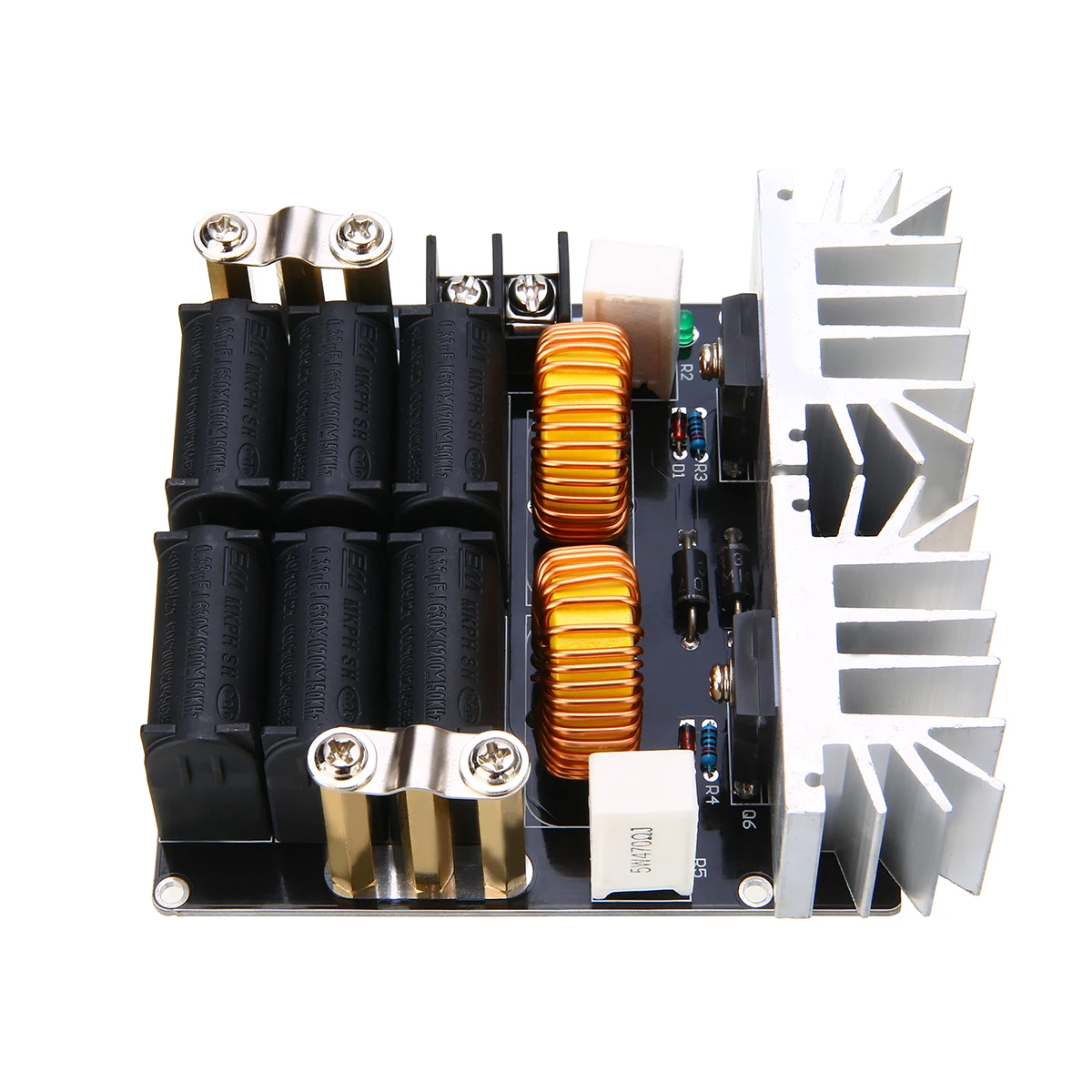 1pc/set Durable ZVS 1000W Low Voltage Induction Heating Module Board DIY Heating Heater with Tesla Coil For Heating Treatment