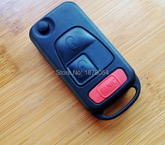 Benz Flip Remote Key Shell 2 1  Buttons HU64(5).jpg