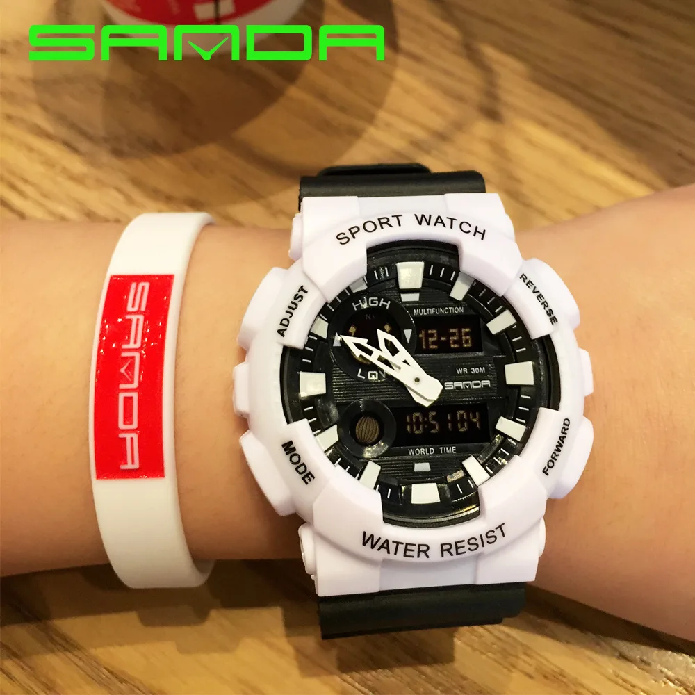 2016 New SANDA Watch Men G Style Waterproof Sports 