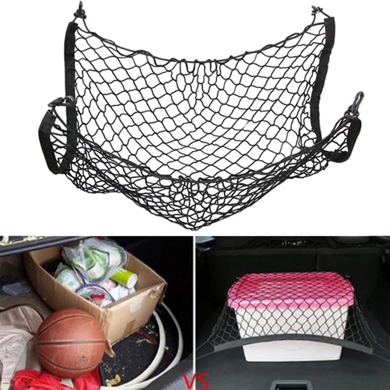 

Nylon Car Rear Cargo Net Trunk Storage Organizer Net For Hyundai IX35 IX45 Sonata Verna Solaris Elantra Tucson Mistra IX25 I30