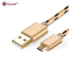 USB cable Micro USB Cable Nylon Braided Data Sync Charging Android cable For Samsung HTC LG Galaxy Android Phone