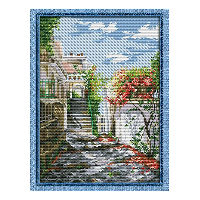 Joy Sunday Happy Christmas painting DIY dmc 14CT 11ct stamped cross Wholesale joy sunday stamped cross stitch kits cactuses crossstitch
