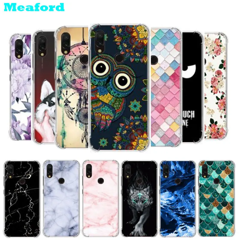 

For Xiaomi Redmi 7 Case Silicone Soft TPU Phone Cases Cover For Xiaomi Redmi 7 Case 6.26" Cute Back Coque Fundas Shell on Redmi7